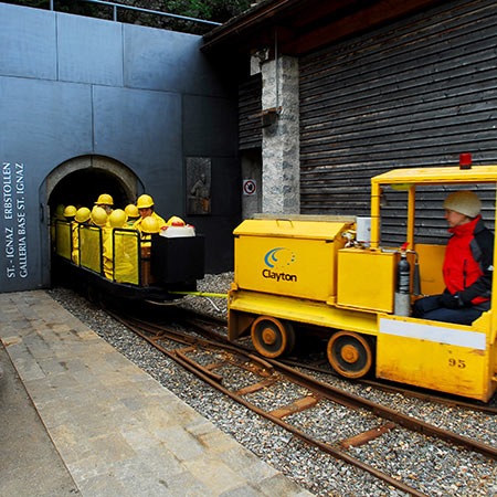 Visitor’s mine at Prettau Kasern